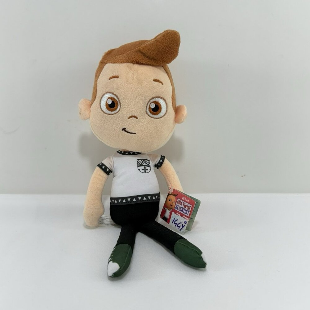 Just Play Ada Twist Iggy Scientist Plush Toy Doll Netflix Friend Man Cuddle Kid